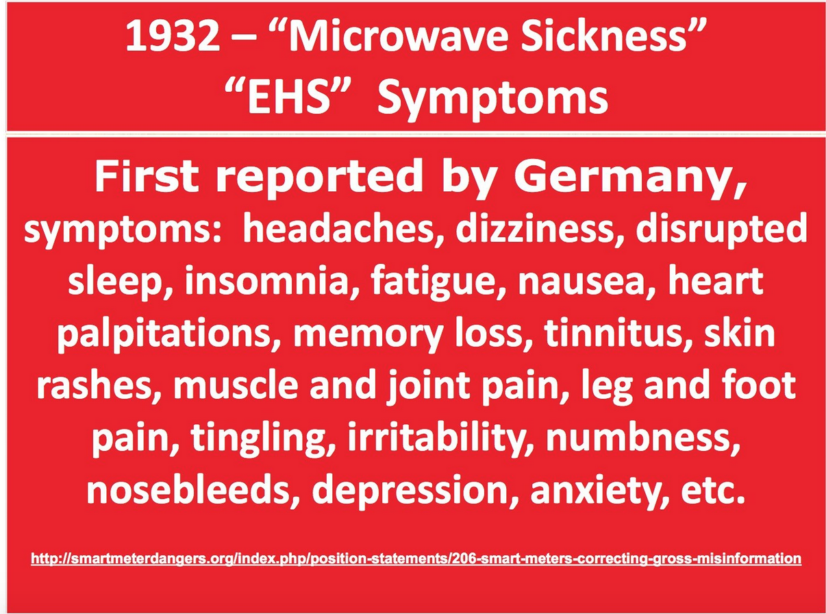 Do You Have Microwave Sickness? – RADIATION DANGERS